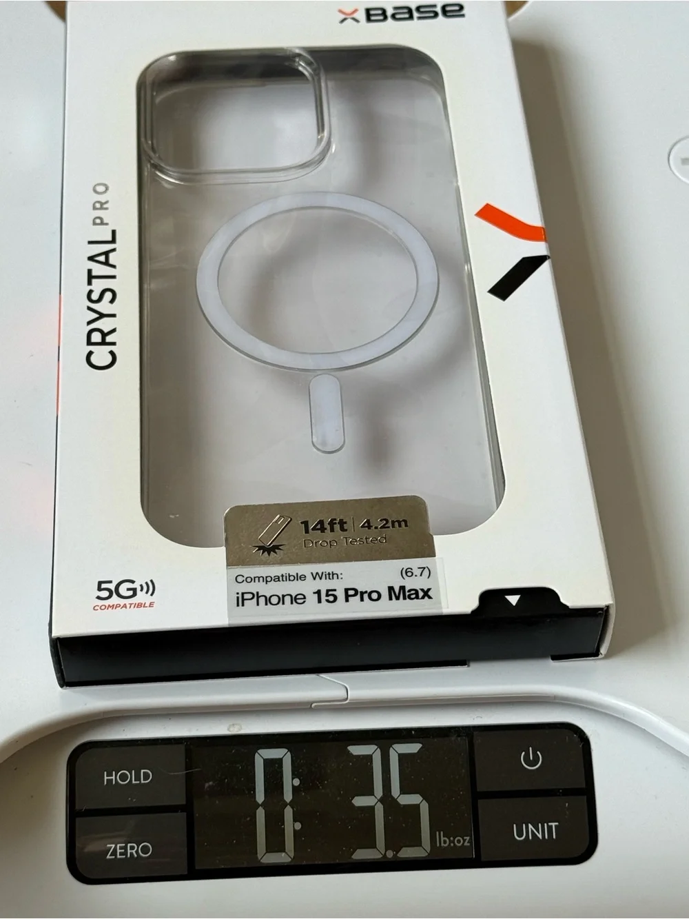 New xBase Crystal Pro Clear Case for iPhone 15 Pro Max 6.7” Clear Crystal